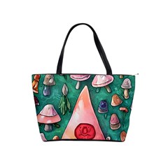 Magic Mushroom Wizardry Classic Shoulder Handbag by GardenOfOphir