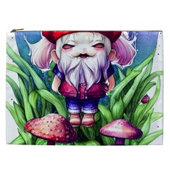 Liberty Cap Mushroom Art Cosmetic Bag (xxl) by GardenOfOphir