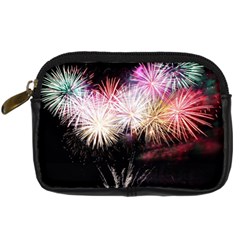 Firework Digital Camera Leather Case by artworkshop