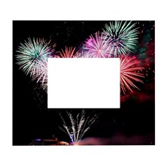Firework White Wall Photo Frame 5  X 7  by artworkshop