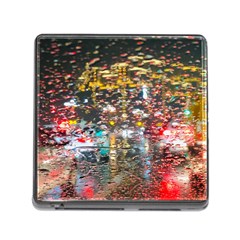 Water Droplets Memory Card Reader (square 5 Slot) by artworkshop