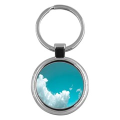 Clouds Hd Wallpaper Key Chain (round) by artworkshop