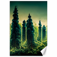 Ai Generated Soil Forest Crisis Nature Canvas 12  X 18 
