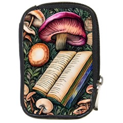 Conjure Mushroom Charm Spell Mojo Compact Camera Leather Case by GardenOfOphir