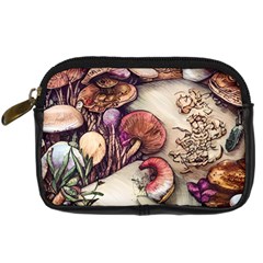 Toadstools And Charms For Necromancy And Conjuration Digital Camera Leather Case by GardenOfOphir