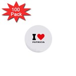 I love patricia 1  Mini Buttons (100 pack) 
