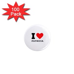 I Love Patricia 1  Mini Magnets (100 Pack) 