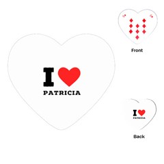 I Love Patricia Playing Cards Single Design (heart) by ilovewhateva