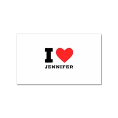 I Love Jennifer  Sticker Rectangular (100 Pack)