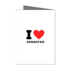 I Love Jennifer  Mini Greeting Cards (pkg Of 8)