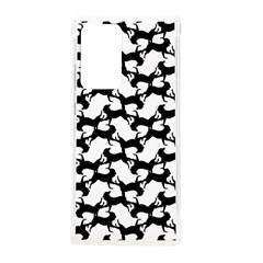 Playful Pups Black And White Pattern Samsung Galaxy Note 20 Ultra Tpu Uv Case by dflcprintsclothing