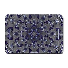 Kaleidoscope Geometric Pattern Geometric Shapes Small Doormat by Ravend