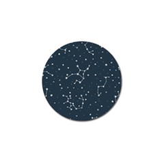Constellation Stars Art Pattern Design Wallpaper Golf Ball Marker (10 Pack)