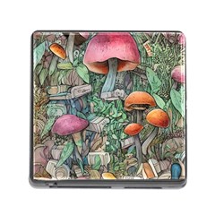 Mushroom Mojo For All Your Magic Spells Memory Card Reader (square 5 Slot) by GardenOfOphir