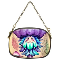 Psychedelic Mushroom For Sorcery And Theurgy Chain Purse (one Side) by GardenOfOphir