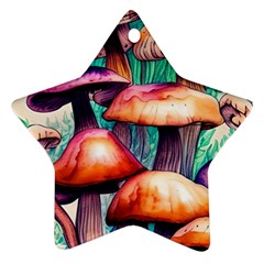 Charming Toadstool Star Ornament (two Sides) by GardenOfOphir