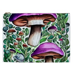 Magician s Conjuration Mushroom Cosmetic Bag (xxl) by GardenOfOphir