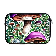 Magician s Conjuration Mushroom Apple Macbook Pro 17  Zipper Case by GardenOfOphir