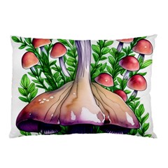 Conjuring Charm Of The Mushrooms Pillow Case by GardenOfOphir