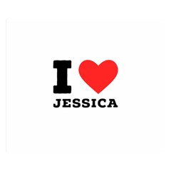 I Love Jessica Premium Plush Fleece Blanket (small)