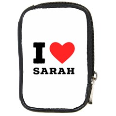 I Love Sarah Compact Camera Leather Case by ilovewhateva
