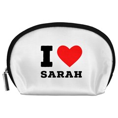 I Love Sarah Accessory Pouch (large)