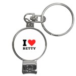 I love betty Nail Clippers Key Chain