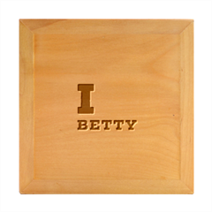 I Love Betty Wood Photo Frame Cube by ilovewhateva