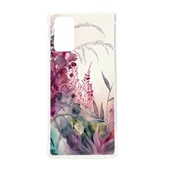 Ai Generated Flowers Watercolour Nature Plant Samsung Galaxy Note 20 Tpu Uv Case by Ravend