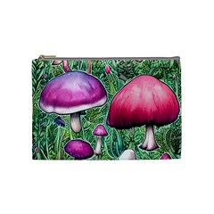 Conjuration Mushroom Cosmetic Bag (medium) by GardenOfOphir