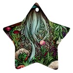 Craft Mushroom Ornament (Star) Front