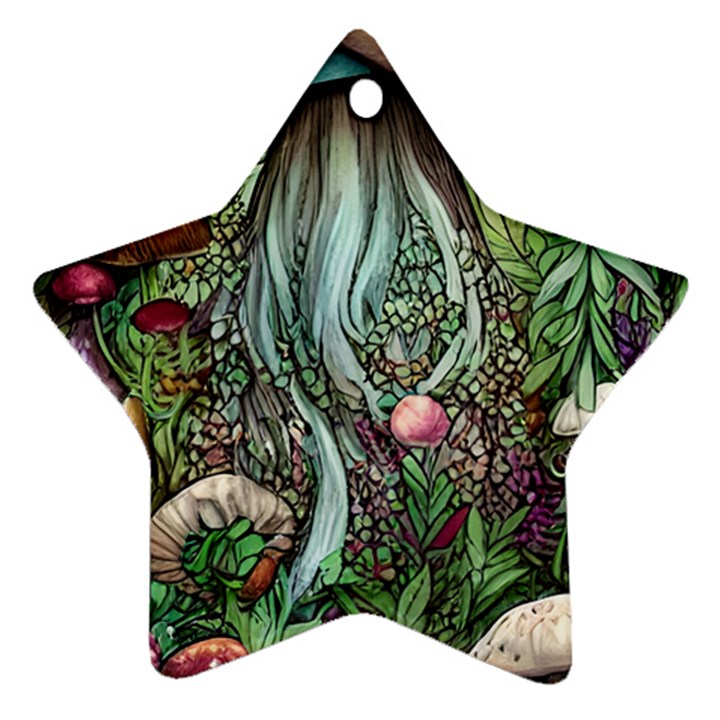 Craft Mushroom Ornament (Star)