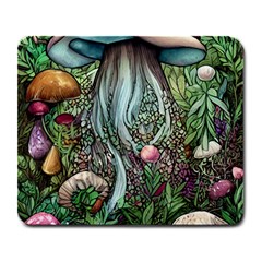 Craft Mushroom Large Mousepad by GardenOfOphir