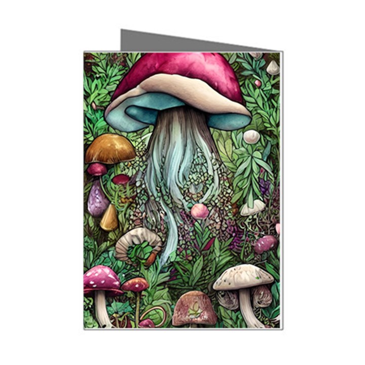 Craft Mushroom Mini Greeting Cards (Pkg of 8)