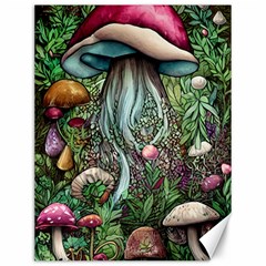 Craft Mushroom Canvas 12  X 16  by GardenOfOphir