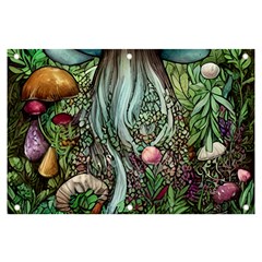 Craft Mushroom Banner And Sign 6  X 4  by GardenOfOphir