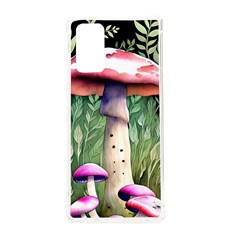 Mushroom Foraging In The Woods Samsung Galaxy Note 20 Tpu Uv Case by GardenOfOphir