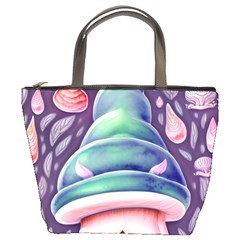 Mushroom Core Bucket Bag by GardenOfOphir