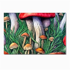 Forest Fairycore Mushroom Foraging Craft Postcards 5  X 7  (pkg Of 10) by GardenOfOphir
