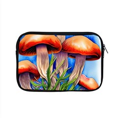 Garden Mushrooms In A Flowery Craft Apple Macbook Pro 15  Zipper Case by GardenOfOphir