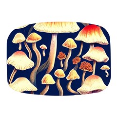 Natural Mushroom Fairy Garden Mini Square Pill Box by GardenOfOphir