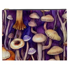 Whimsical Forest Mushroom Cosmetic Bag (xxxl) by GardenOfOphir
