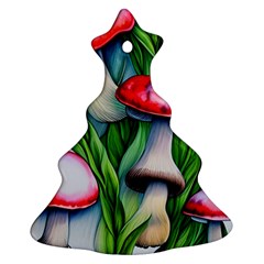 Woods Mushroom Forest Academia Core Christmas Tree Ornament (two Sides) by GardenOfOphir