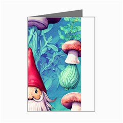 Mushroom Magic Mini Greeting Card by GardenOfOphir