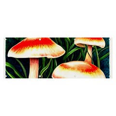 Mushroom Fairy Garden Banner And Sign 8  X 3 