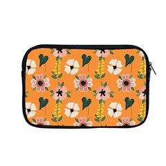 Flower Orange Pattern Floral Apple Macbook Pro 13  Zipper Case