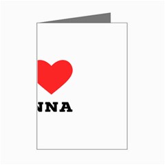 I Love Donna Mini Greeting Card by ilovewhateva