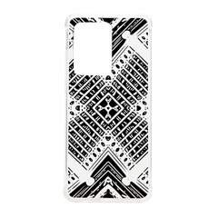Black And White Modern Texture Seamless Print Fabric Pattern Samsung Galaxy S20 Ultra 6 9 Inch Tpu Uv Case by Jancukart