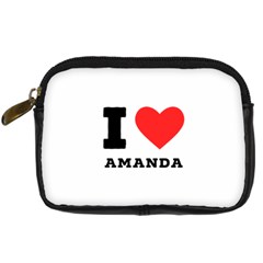 I Love Amanda Digital Camera Leather Case by ilovewhateva