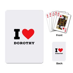 I Love Dorothy  Playing Cards Single Design (rectangle) by ilovewhateva